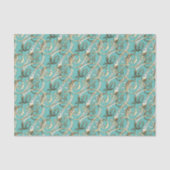 ヴィンテージ華美金ゴールドモノグラムBティッシュペーパー 薄葉紙 (正面)