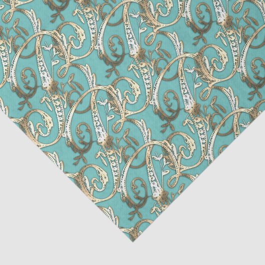 ヴィンテージ華美金ゴールドモノグラムBティッシュペーパー 薄葉紙 (詳細)