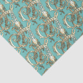 ヴィンテージ華美金ゴールドモノグラムJティッシュペーパー 薄葉紙 (詳細)