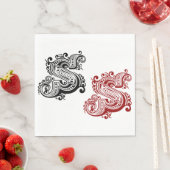 ヴィンテージ華美Sモノグラム スタンダードランチョンナプキン (インサイチュ)