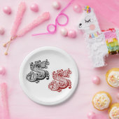 ヴィンテージ華美Sモノグラム ペーパープレート (パーティー)