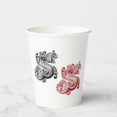 ヴィンテージ華美Sモノグラム 紙コップ (正面)