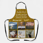 ヴィンテージ葉のキリシタンの贈り物 エプロン (正面)