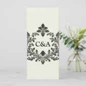 ヴィンテージ葉のモチーフ メニュー (スタンド正面)