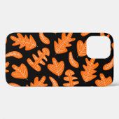 ヴィンテージ葉エキゾチック植物パターン Case-Mate iPhoneケース (裏面 (横))