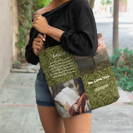 ヴィンテージ葉クリスチャンへの贈り物グリーン トートバッグ