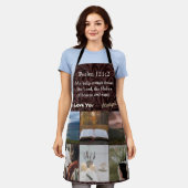 ヴィンテージ葉スキリシタンの女性への贈り物 エプロン (着用した状態)