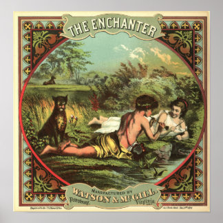 ヴィンテージ葉巻の広告：魅惑 ポスター