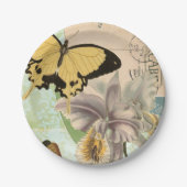 ヴィンテージ葉書 ペーパープレート (正面)