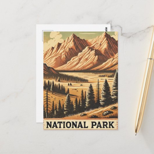 ヴィンテージ葉書 ポストカード (正面/裏面インサイチュ)