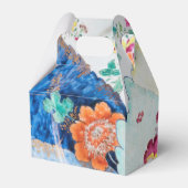 ヴィンテージ葉花柄 フェイバーボックス (裏面サイド)