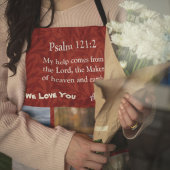 ヴィンテージ葉赤のキリスト教徒への贈り物 エプロン