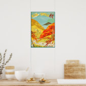 ヴィンテージ葉赤温泉日本旅行 ポスター (キッチン)