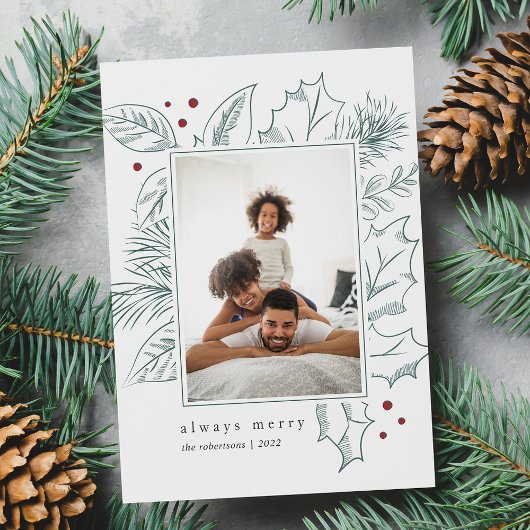 ヴィンテージ葉 |前面および背面の写真 シーズンカード