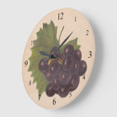 ヴィンテージ葡萄の壁時計 ラージ壁時計 (傾斜)