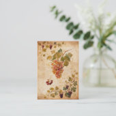 ヴィンテージ葡萄アート 名刺 (スタンド正面)