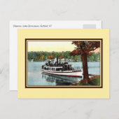 ヴィンテージ蒸し湖ボモシーラットランドVT ポストカード (正面/裏面)