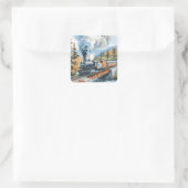 ヴィンテージ蒸気エンジンシール スクエアシール (バッグ)