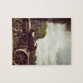 ヴィンテージ蒸気パワー、ヴィンテージトラクタ ジグソーパズル (横)