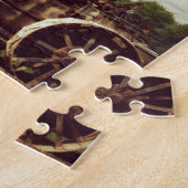 ヴィンテージ蒸気パワー、ヴィンテージトラクタ ジグソーパズル (側面)