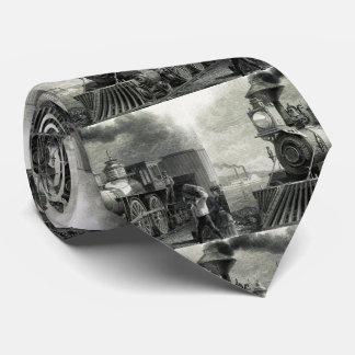 ヴィンテージ蒸気列車のネクタイ ネクタイ