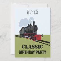 ヴィンテージ蒸気列車オン鉄道軌道芸術誕生日