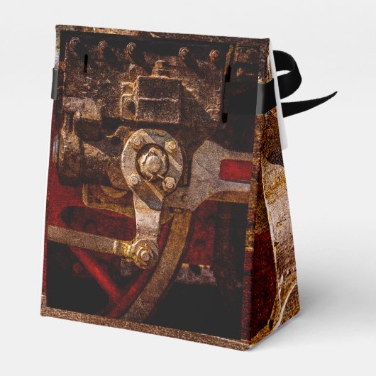 ヴィンテージ蒸気列車ギア フェイバーボックス (裏面サイド)