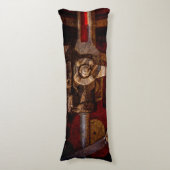 ヴィンテージ蒸気列車ギア ボディピロー (正面縦)