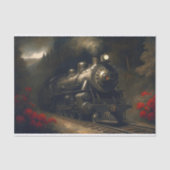 ヴィンテージ蒸気列車デコページ 薄葉紙 (正面)