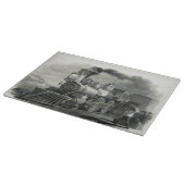 ヴィンテージ蒸気列車 カッティングボード (角)