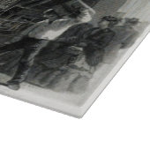 ヴィンテージ蒸気列車 カッティングボード (角)