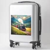 ヴィンテージ蒸気列車 シール (スーツケース)