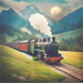 ヴィンテージ蒸気列車 シール (正面)