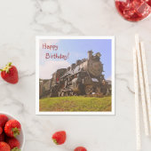 ヴィンテージ蒸気列車 スタンダードカクテルナプキン (インサイチュ)