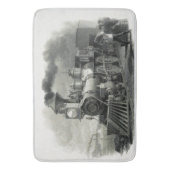 ヴィンテージ蒸気列車 バスマット (正面縦)