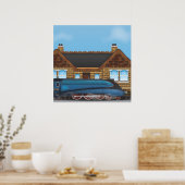 ヴィンテージ蒸気列車 ポスター (キッチン)