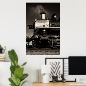 ヴィンテージ蒸気列車 ポスター (ホームオフィス)