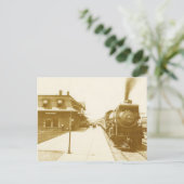 ヴィンテージ蒸気列車 ポストカード (スタンド正面)