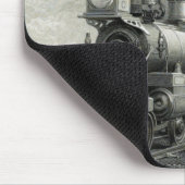 ヴィンテージ蒸気列車 マウスパッド (コーナー)