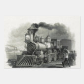 ヴィンテージ蒸気列車 ラッピングペーパーシート (正面3)