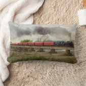 ヴィンテージ蒸気列車 ランバークッション (ブランケット)