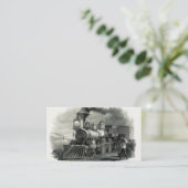 ヴィンテージ蒸気列車 名刺 (スタンド正面)