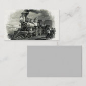 ヴィンテージ蒸気列車 名刺 (正面/裏面)