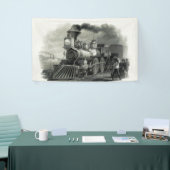 ヴィンテージ蒸気列車 横断幕 (トレードショー)