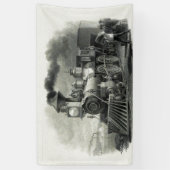 ヴィンテージ蒸気列車 横断幕 (縦)