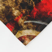 ヴィンテージ蒸気列車 – 蒸気 フリースブランケット (角)