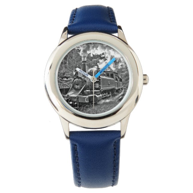 ヴィンテージ蒸気機関列車 腕時計 (正面)