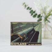 ヴィンテージ蒸気機関車はがき ポストカード (スタンド正面)