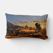 ヴィンテージ蒸気機関車サンセットエンジンCPRR 229 ランバークッション (裏面)