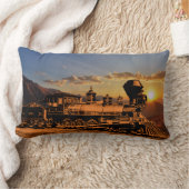 ヴィンテージ蒸気機関車サンセットエンジンCPRR 229 ランバークッション (ブランケット)